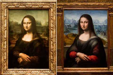 Леонардо да Винчи, в допълнение към всички други негови постижения, може би, е и създател на първото в света 3D- изображение, рисувайки два почти еднакви портрета на Мона Лиза .