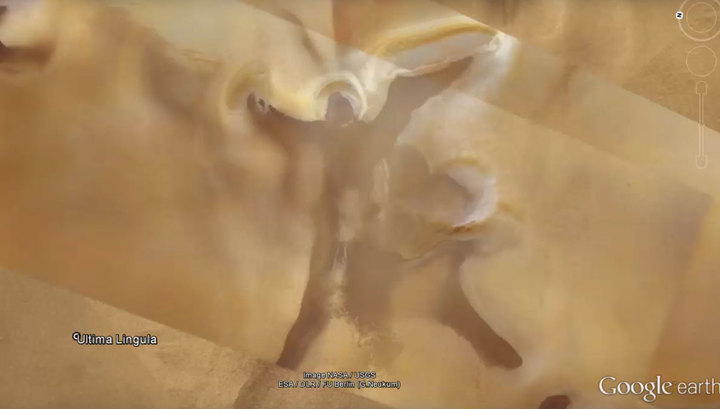 На Марс откриха изображение на ангел (видео)