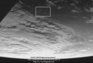 НЛО заснет от МКС (видео)