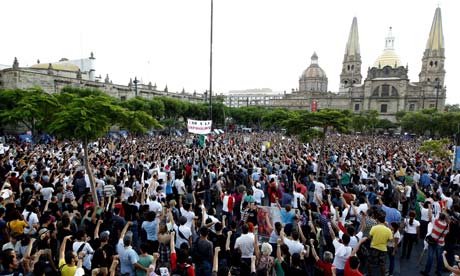 Протест в Мексико – игнориран от медиите