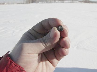 Части от метеорита са намерени до езерото Чебаркул
