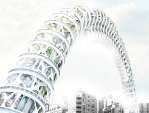 Небостъргачи като земни червеи ще чистят въздуха в градовете