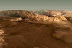 Астрономите  представиха триизмерна карта на Марс