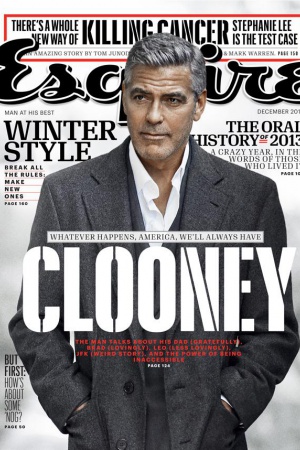 Джордж Клуни със стилна фотосесия и размисли за социалните мрежи