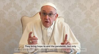 Папа Франциск призова хората да се ваксинират срещу коронавирус (видео)