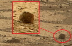 Каменна глава с око и зъбата уста е намерена на Марс